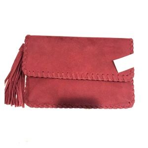 Francesca’s Suede Cross Body Purse